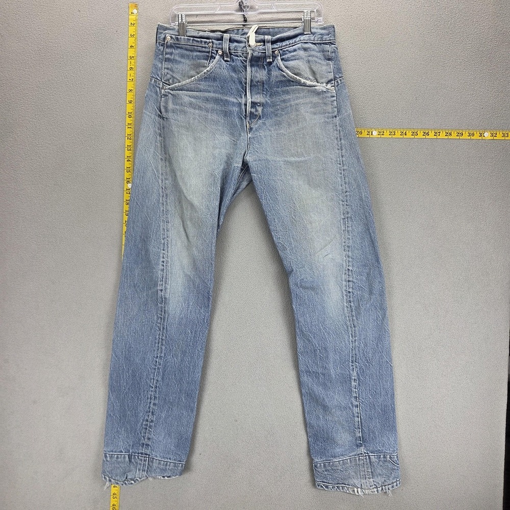 Vintage Levis Engineered Jeans Mens Blue Twisted Button Fly Fits 32x30